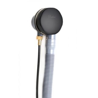 Слив-перелив Delice DLR000008 Черный матовый полуавтомат